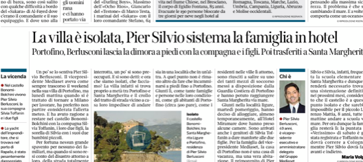 Il Paese è devastato dal maltempo e il “Corriere della Sera” si occupa degli incidenti di Pier Silvio Berlusconi. Quando il giornalismo d’inchiesta diventa romanzo rosa