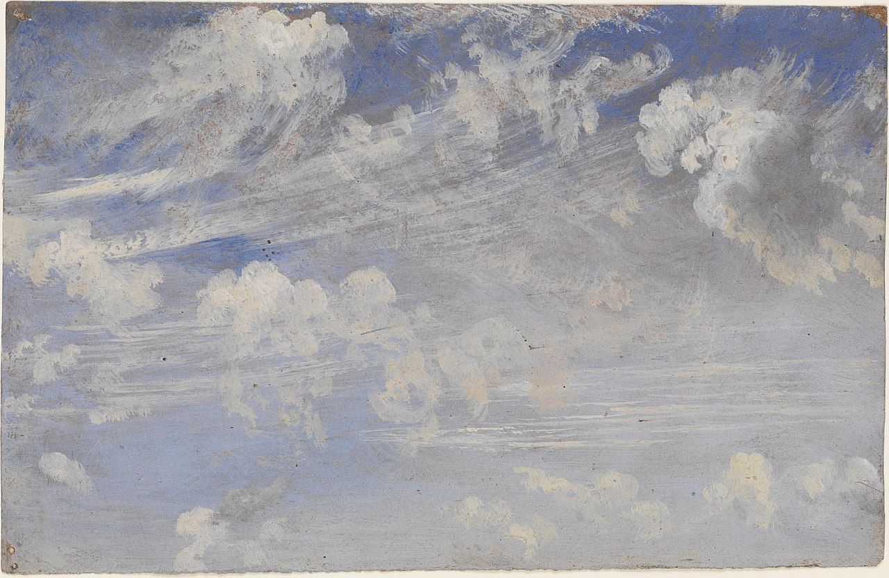 Tra le nuvole, con Constable