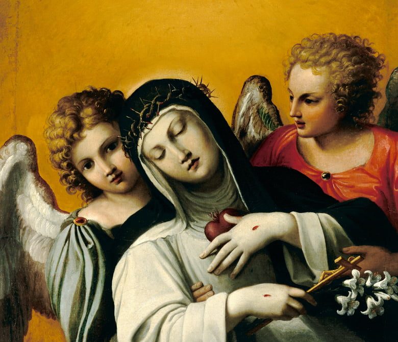 Un amore di Caterina da Siena, primitiva dolcezza che scrive